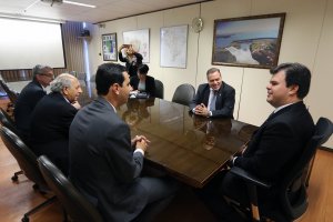 2016 - Audiência com ministro de Minas e Energia e o prefeito de Mariana, Du